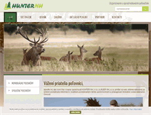 Tablet Screenshot of hunternh.sk